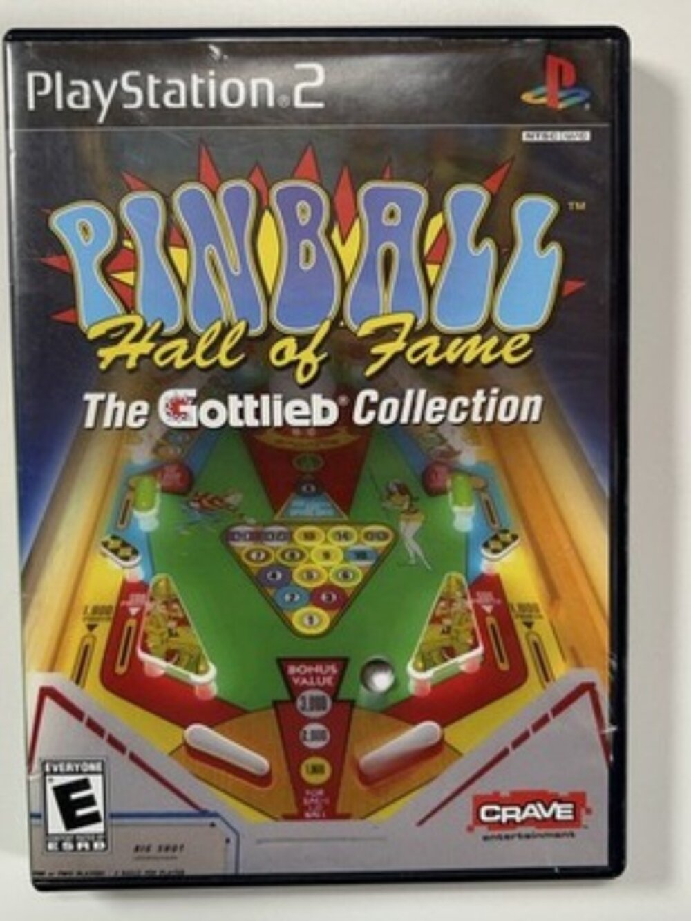 Pinball Hall of Fame: The Gottlieb PlayStation 2 PS2 Complete in Box CIB TESTED